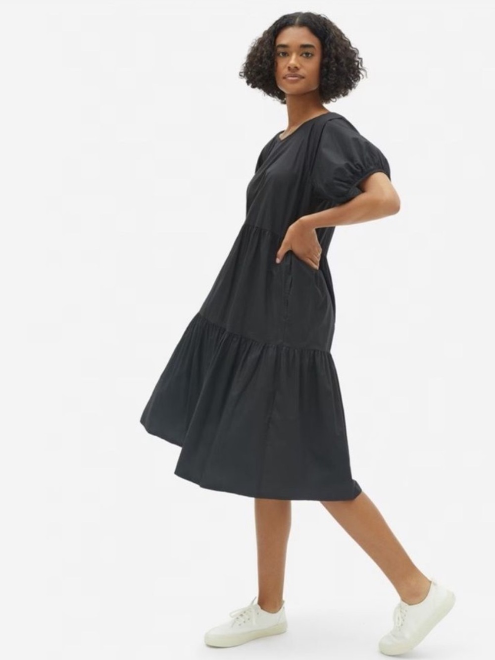 Everlane the Tiered Cotton Dress